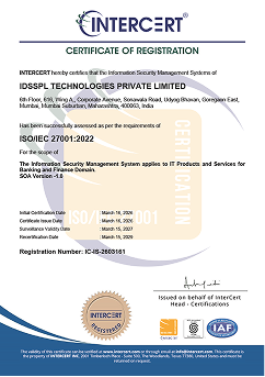 IDSSPL Technologies Private Limited ISO IEC 27001:2022 certificate of registration